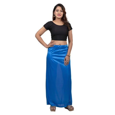 Ladies' Silk Saree Blue Petticoat