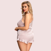 Comfortable Plus Size Cami Shorts Sleepwear Set