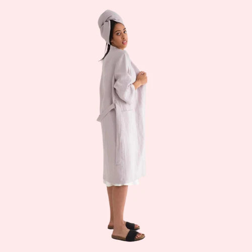 Elegance and Comfort in Premium Linen Robe