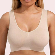 Beige Women's Ultimate Sports Bra for Yoga & Gym