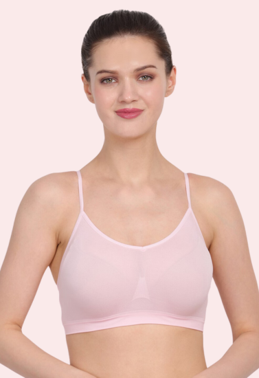 Blush Comfort Light Pink Bra - Non-Padded ( Pk-2)